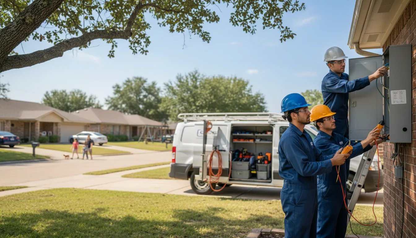 Certified electrician providing emergency electrical services in Ralston, WY